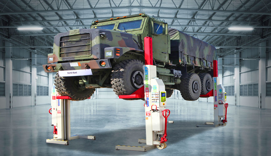 Test MIL-STD-1365C pour les conceptions d'équipements de manutention de matériaux militaires