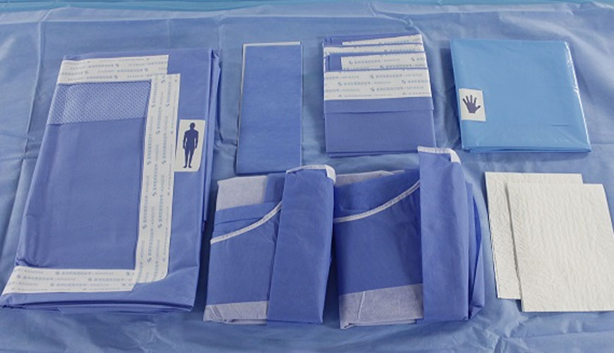 NBR 14873 Dental Tıbbi Hastane Kullanımına Yönelik Eşyalar için Dokunmamış Kumaşlar, Bakteriyolojik Filtrasyon Etkinliği için Standart Test