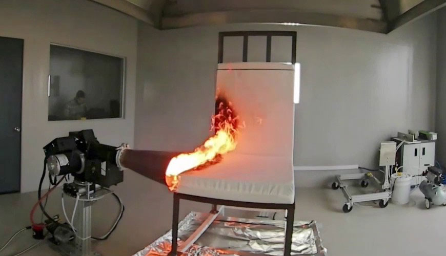 NF D60-013 Standard Method for Flammability Test for Seat