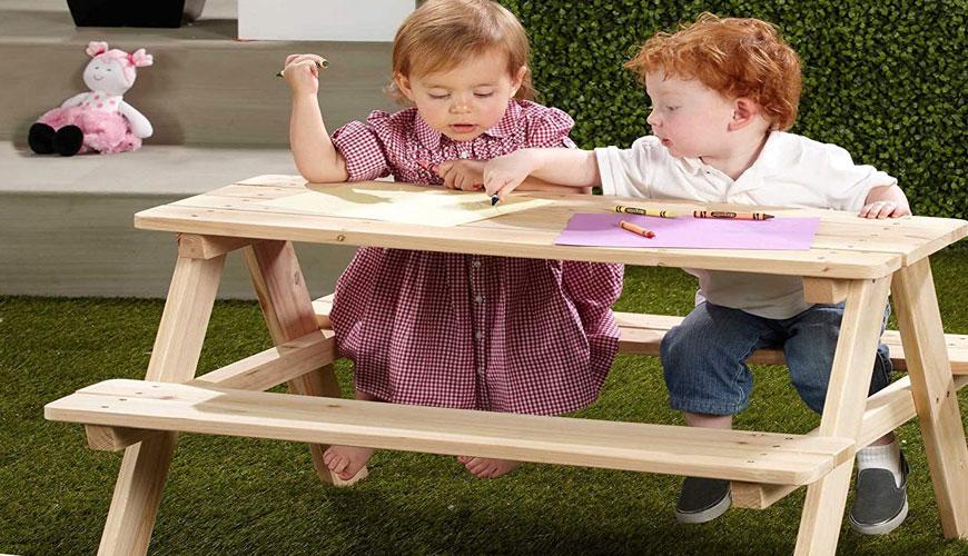 NF D60 300-3 Đồ nội thất cho trẻ nhỏ - Phần 3: Yêu cầu an toàn và phương pháp thử đối với bàn trong nhà và ngoài trời