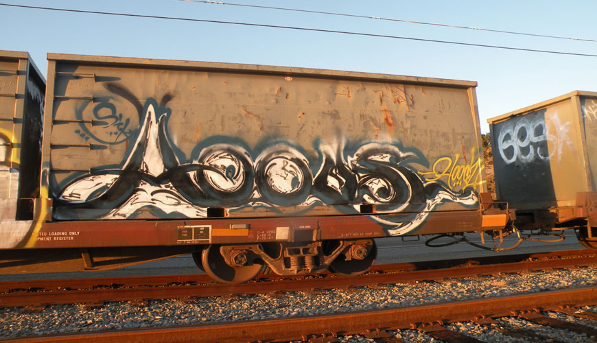 NF F31-112 Railway Wagons - Uji Perlindungan Terkait Graffiti