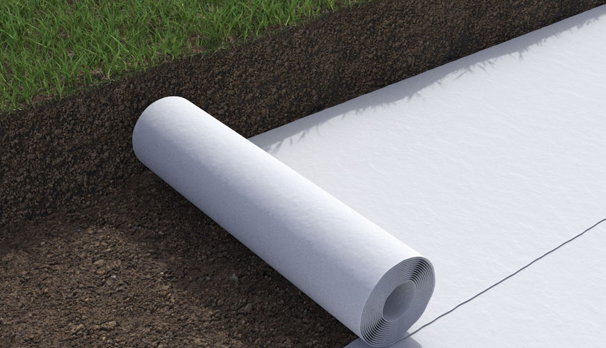 NF G38-019 Tekstil - Endüstriyel Kullanım için Makaleler - Geotekstil Testleri