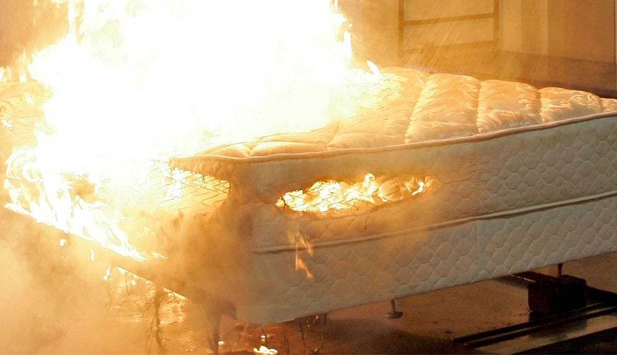 Thử nghiệm NFPA 267 đối với giường và bộ đồ giường tiếp xúc với nguồn bắt lửa