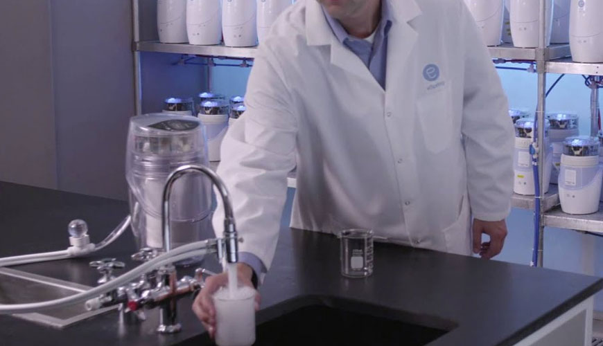 Test standard des composants du système d'eau potable NSF ANSI 61 pour les effets sur la santé