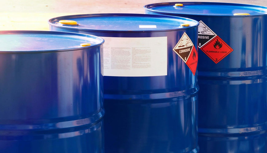 NTP 307 Yanıcı ve Parlayıcı Sıvılar ve Mobil Konteynerlerde Depolama için Standart Test