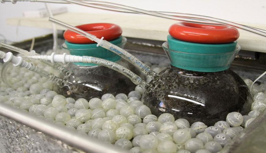 Prueba de biodegradación OECD 301B, método de prueba estándar para la evolución de CO2