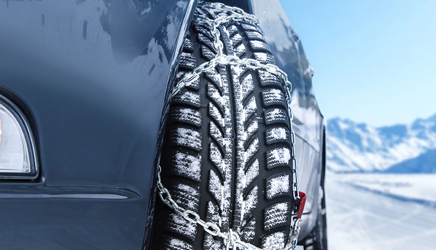 ÖNORM V5119 Snow Chains for Classes N2 - N3 - M2 - M3 - O3 - O4 - Requirements and Tests