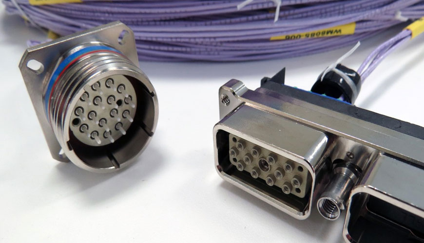 SAE AS 5590 Konektörler - Fiber Optik - Fiş ve Priz için Test