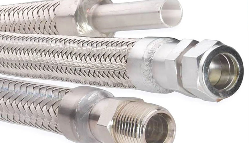 Prueba hidráulica SAE AS 604 para conjuntos de mangueras trenzadas pesadas