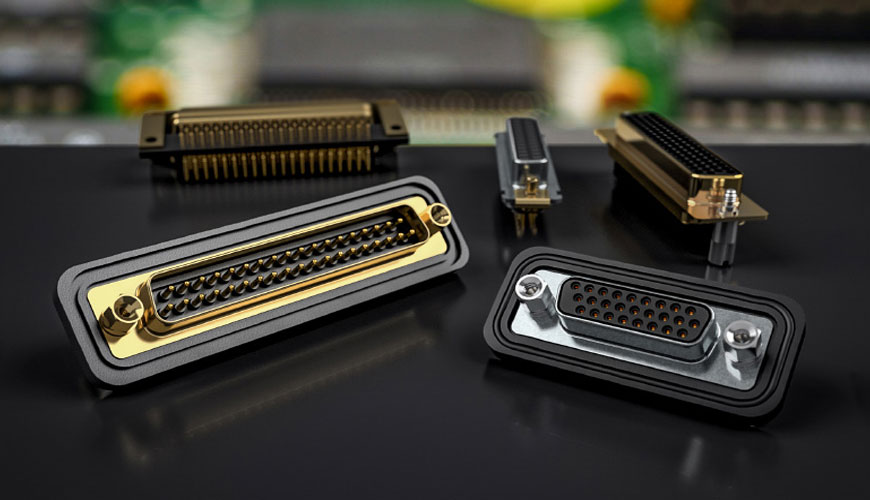 SAE AS 81703 Konnektörler - Elektrikli - Raf ve Panel için Test