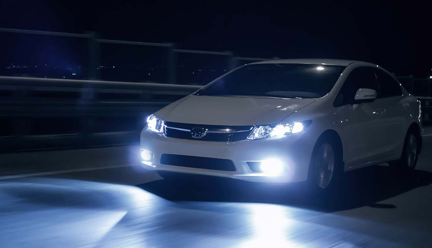 SAE J578 Araç Aydınlatma Renk Gereksinimleri için Test Yöntemi