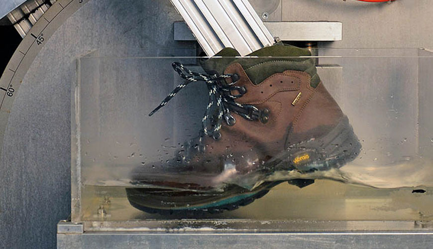 SATRA TM230 Dinamik Ayakkabı Su Penetrasyon için Standart Test Yöntemi