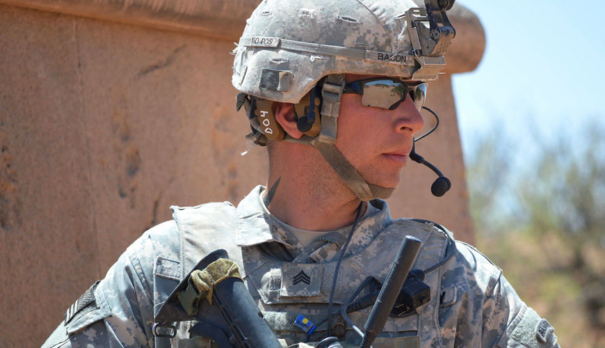 Estándar de prueba de equipo de protección ocular STANAG 4296 para soldado individual