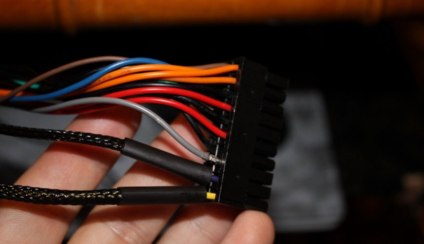 STL S21 5101 Otomotiv Tel Montajı için Sarma Örgülü Kılıf Test Standardı