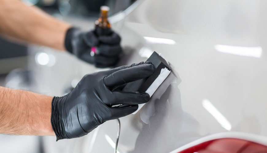 TPJLR 52.155 Phương pháp thử tiêu chuẩn đối với vết bẩn do chất lỏng trong đồ trang trí ô tô