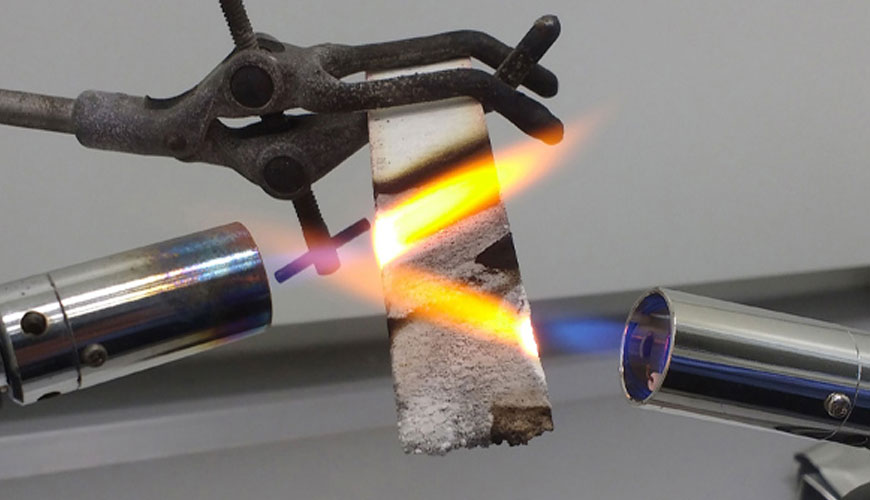 TS 1912 Yapı Malzemeleri için Yanmazlık Deney Metodu