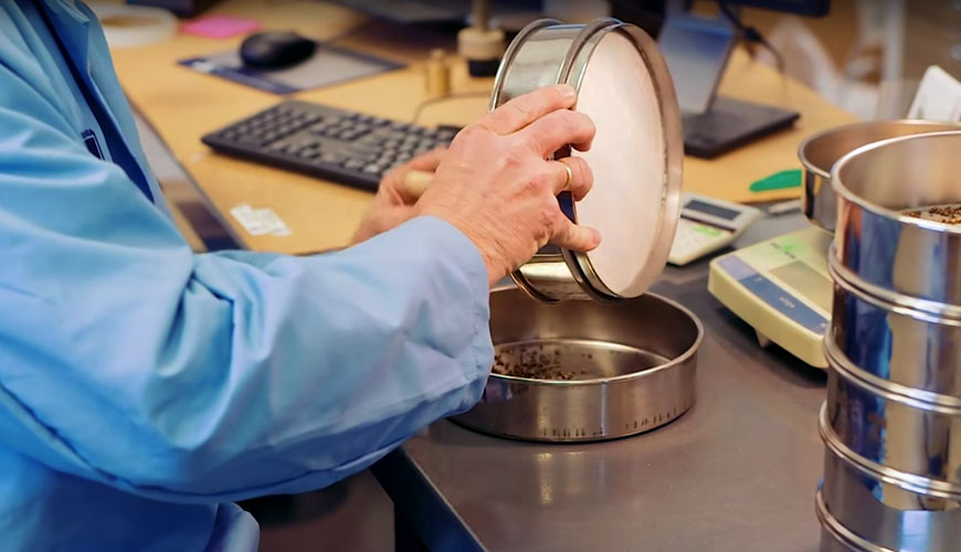 TS 4312 Deney Elekleri ve Elek Analizi Testleri