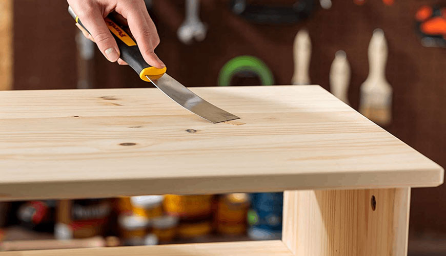 TS 4757 Mobilya Yüzeyleri - Çizilme Mukavemetinin Tayini için Test