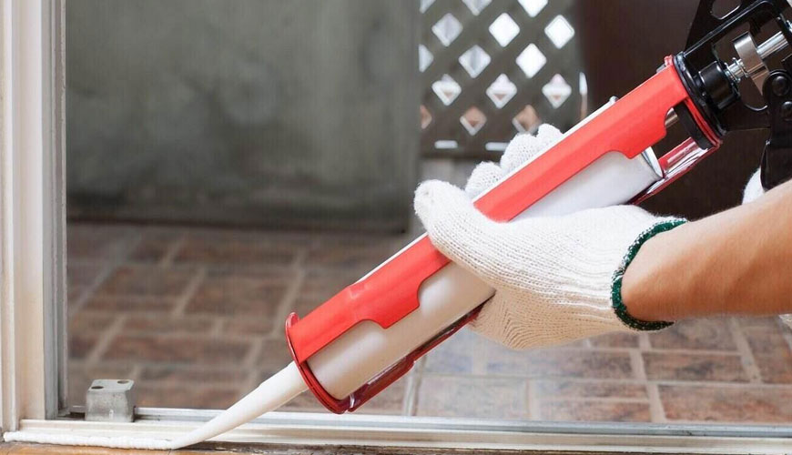 TS 7845 Bina İnşaatı - Derz Sızdırmazlık Malzemeleri - Sabit Uzamada Çekme Özelliklerinin Tayini