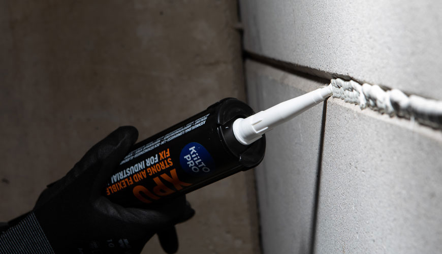 TS 8403 Bina İnşaatı - Derz Malzemeleri - Sızdırmazlık Malzemelerinin Akmaya Karşı Direncinin Tayini