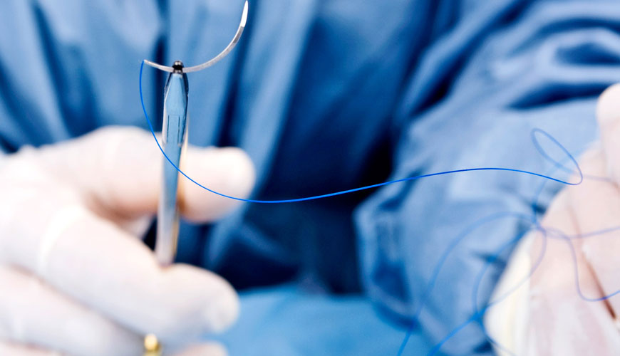 USP 871 Sütürler - İğne Ataşmanı için Standart Test