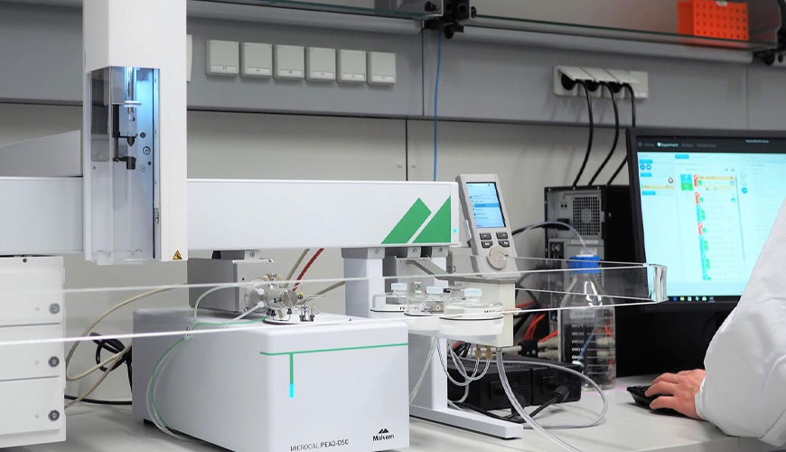 VDA 675-116 Otomotivde Elastomer Bileşenler, Soğukluk Özellikleri, Diferansiyel Taramalı Kalorimetri için Standart Test