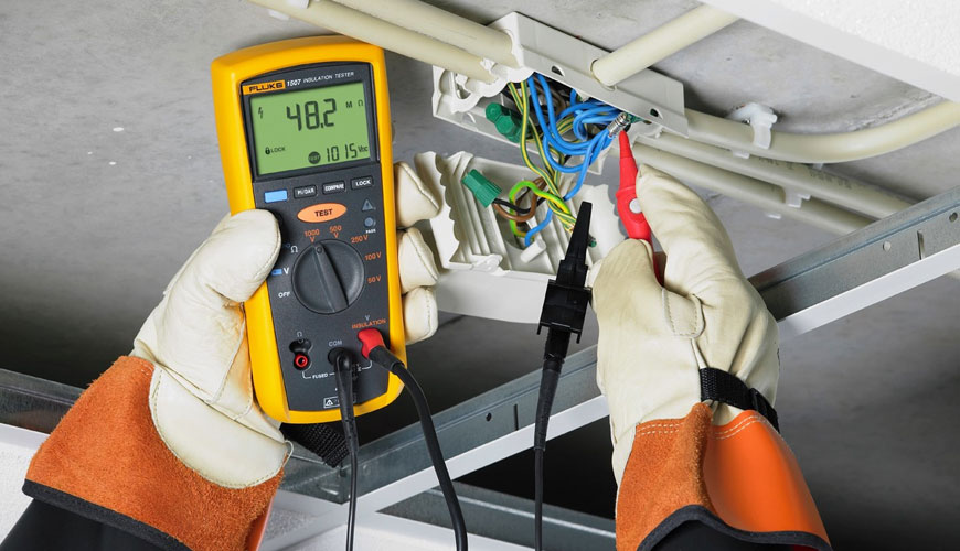 VDE 0303-21 Katı, Yalıtkan Malzemelerin Dielektrik Dayanımını Belirlemek için Standart Test