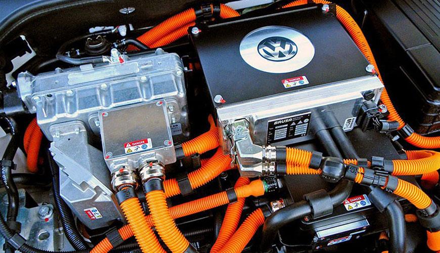 Preskus električnih in elektronskih komponent v motornih vozilih VW 80101
