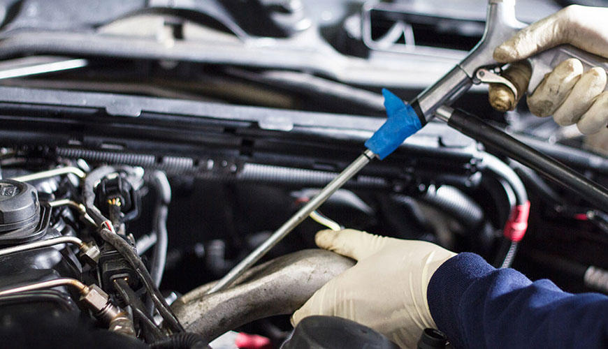 Kiểm tra tiêu chuẩn VW PV 3347 về độ sạch của các bộ phận động cơ, xác định lượng hạt dư
